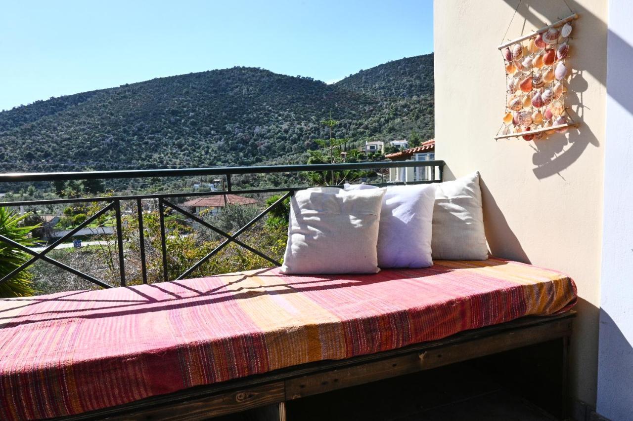 Pavlos' Cottage With Beach View คอร์ฟอส ภายนอก รูปภาพ