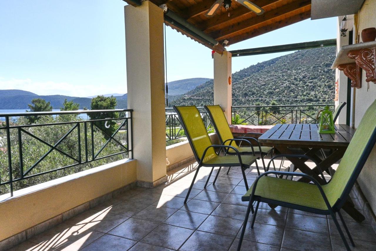 Pavlos' Cottage With Beach View คอร์ฟอส ภายนอก รูปภาพ